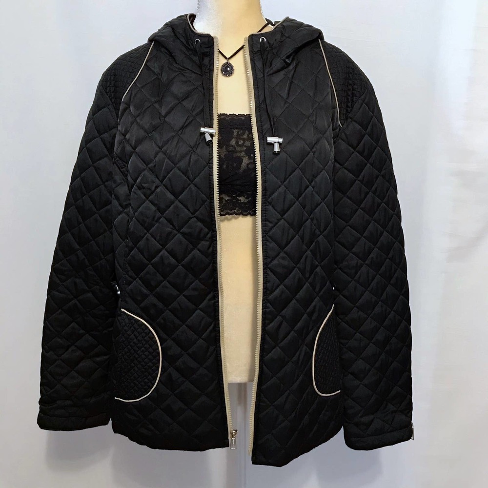 ❌SOLD❌ Nautica Lightweight Puffer Jacket Women 2X - Picture 10 of 13